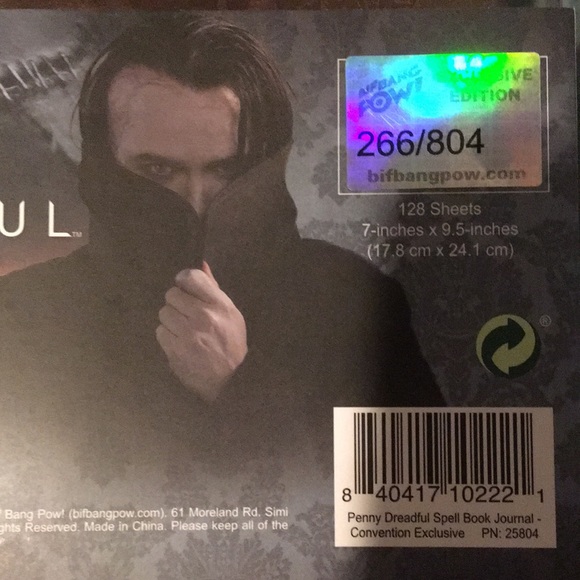 Showtime Penny Dreadful Spell Book Journal - Picture 4 of 5